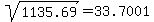 sqrt%281135.69%29+=+33.7001