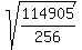 sqrt%28114905%2F256%29