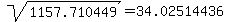 sqrt%281157.710449%29=34.02514436%29