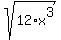 sqrt%2812%2Ax%5E3%29