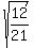 sqrt%2812%2F21%29
