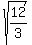 sqrt%2812%2F3%29