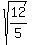 sqrt%2812%2F5%29
