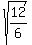 sqrt%2812%2F6%29