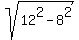 sqrt%2812%5E2-8%5E2%29
