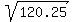 sqrt%28120.25%29