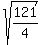 sqrt%28121%2F4%29