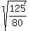 sqrt%28125%2F80%29