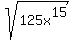 sqrt%28125x%5E15%29