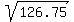 sqrt%28126.75%29