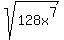 sqrt%28128x%5E7%29