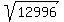sqrt%2812996%29