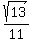 sqrt%2813%29%2F11