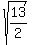 \"sqrt%2813%2F2%29\"