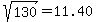sqrt%28130%29=11.40