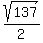 sqrt%28137%29%2F2