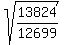 sqrt%2813824%2F12699%29