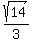sqrt%2814%29%2F3