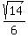 sqrt%2814%29%2F6