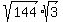 sqrt%28144%29%2Asqrt%283%29