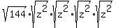 sqrt%28144%29%2Asqrt%28z%5E2%29%2Asqrt%28z%5E2%29%2Asqrt%28z%5E2%29%2Asqrt%28z%5E2%29