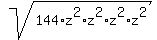 sqrt%28144%2Az%5E2%2Az%5E2%2Az%5E2%2Az%5E2%29