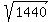sqrt%281440%29