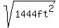 sqrt%281444ft%5E2%29