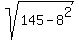 sqrt%28145-8%5E2%29