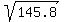 sqrt%28145.8%29