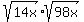 sqrt%2814x%29+sqrt%2898x%29