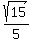 sqrt%2815%29%2F5