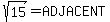 sqrt%2815%29=ADJACENT