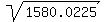 sqrt%281580.0225%29