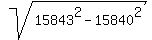 sqrt%2815843%5E2+-+15840%5E2%29