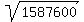 sqrt%281587600%29
