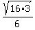 sqrt%2816%2A3%29%2F6