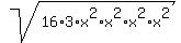 sqrt%2816%2A3%2Ax%5E2%2Ax%5E2%2Ax%5E2%2Ax%5E2%29