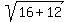 sqrt%2816%2B12%29