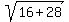 sqrt%2816%2B28%29