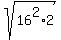 sqrt%2816%5E2%2A2%29