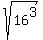 sqrt%2816%5E3%29