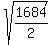 sqrt%281684%2F2%29