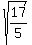 sqrt%2817%2F5%29