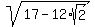sqrt%2817-12%2Asqrt%282%29%29