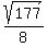 sqrt%28177%29%2F8