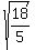 sqrt%2818%2F5%29+