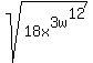 sqrt%2818+x%5E3+w%5E12%29