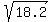 sqrt%2818.2%29