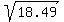 sqrt%2818.49%29